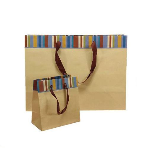 双铜高档礼品专用纸袋子,深圳纸袋厂家生产服装精品购物手提袋